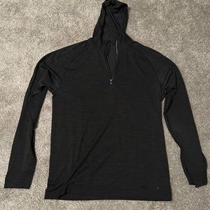 Black Lululemon Half Zip Hoodie